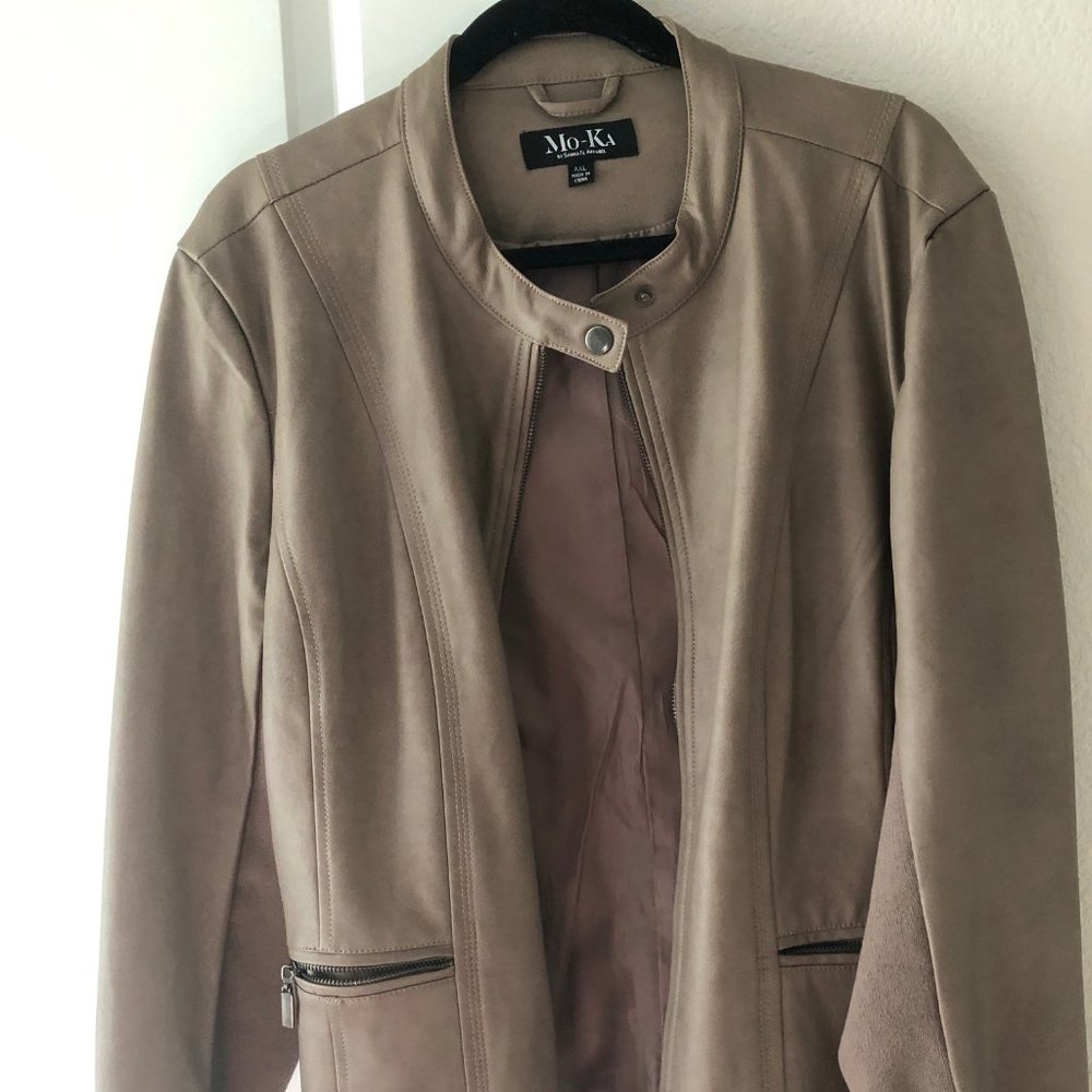 Ebele Faux Leather Jacket
